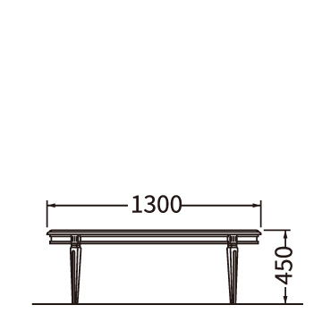 リビングテーブル（W1300）