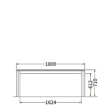 ダイニングテーブル（W1800）