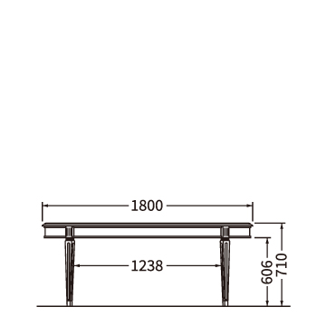 ダイニングテーブル（W1800）