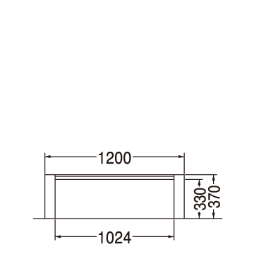 テーブル（W1200）