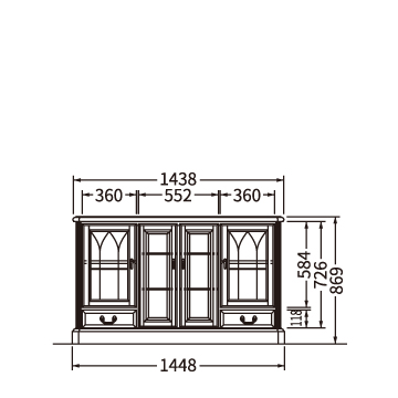 サイドボード（W1448）