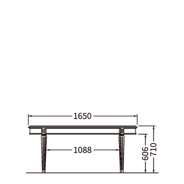 ダイニングテーブル（W1650）