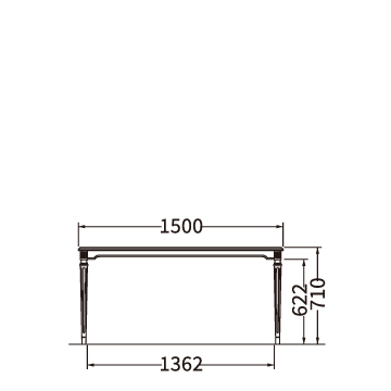 ダイニングテーブル（W1500）