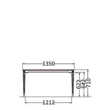 ダイニングテーブル（W1350）