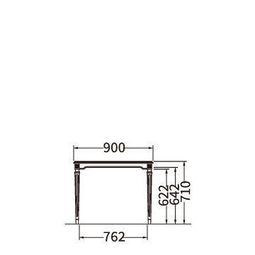 ダイニングテーブル（W900）